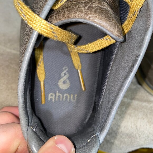 Ahnu Leather Lace-Up Casual Shoes Brown Comfort Oxfords Men’s Size 9.5 main image 6